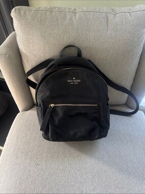 kate spade Black Nylon Small Backpack with multiple pockets Size 10 x 10